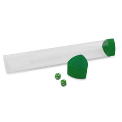 BCW Playmat Tube with Dice Cap- Green