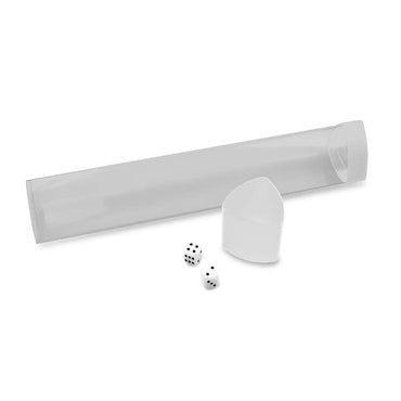 BCW Playmat Tube with Dice Cap- White