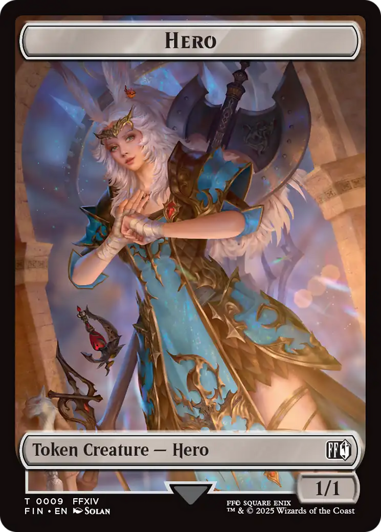 Hero (0009) // Frog Double-Sided Token [FINAL FANTASY Tokens]