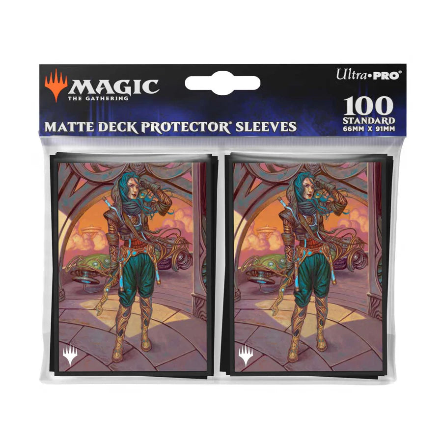 Ultra PRO: Standard 100ct Sleeves - Aetherdrift (Borderless Racer 1: Sita Varma, Masked Racer)