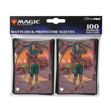 Ultra PRO: Standard 100ct Sleeves - Aetherdrift (Borderless Racer 1: Sita Varma, Masked Racer)