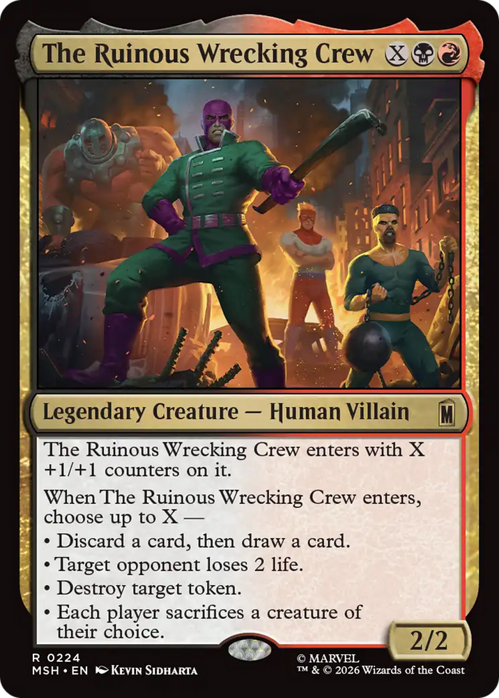 The Ruinous Wrecking Crew [Marvel Super Heroes]