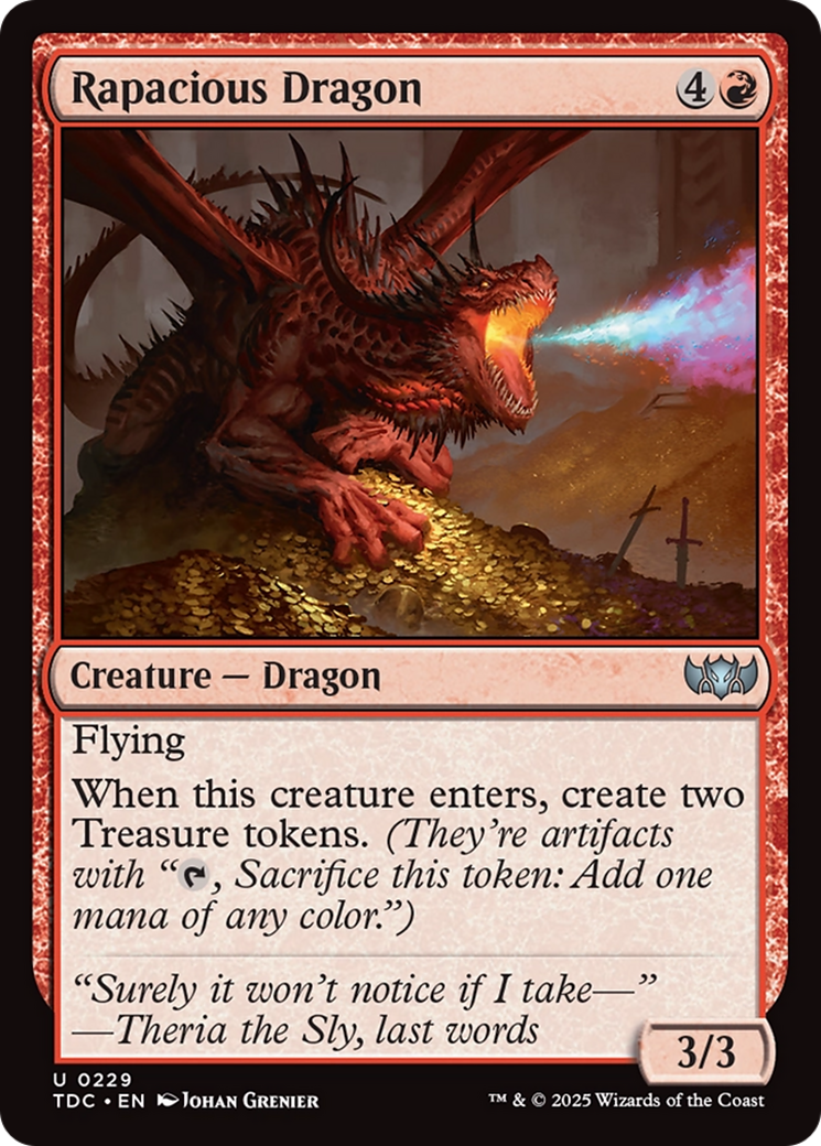 Rapacious Dragon [Tarkir: Dragonstorm Commander]