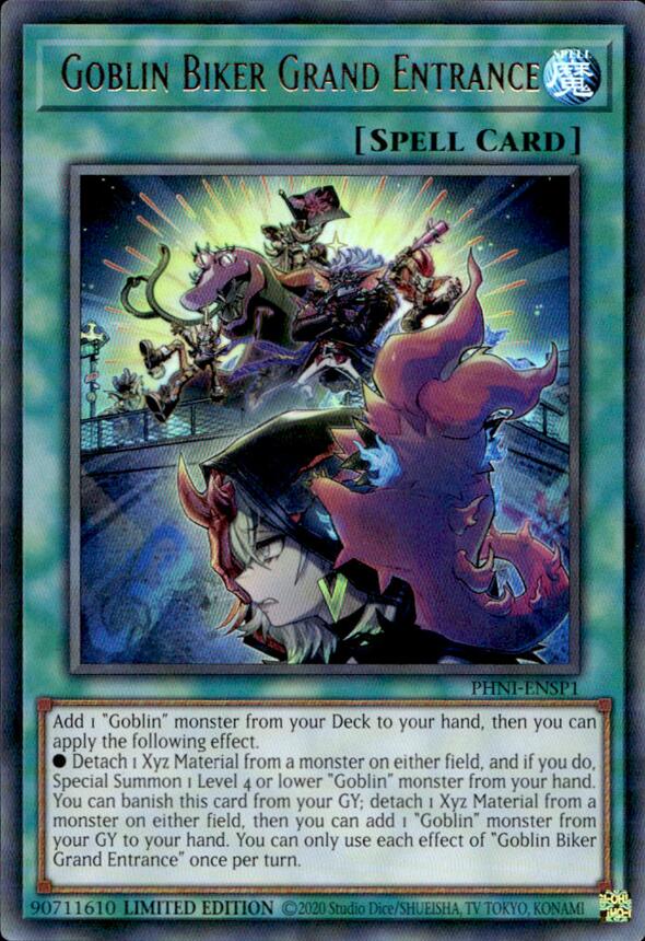 Goblin Biker Grand Entrance [PHNI-ENSP1] Ultra Rare