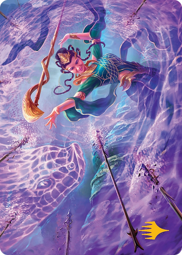 Snakeskin Veil Art Card (19/54) [Tarkir: Dragonstorm Art Series]