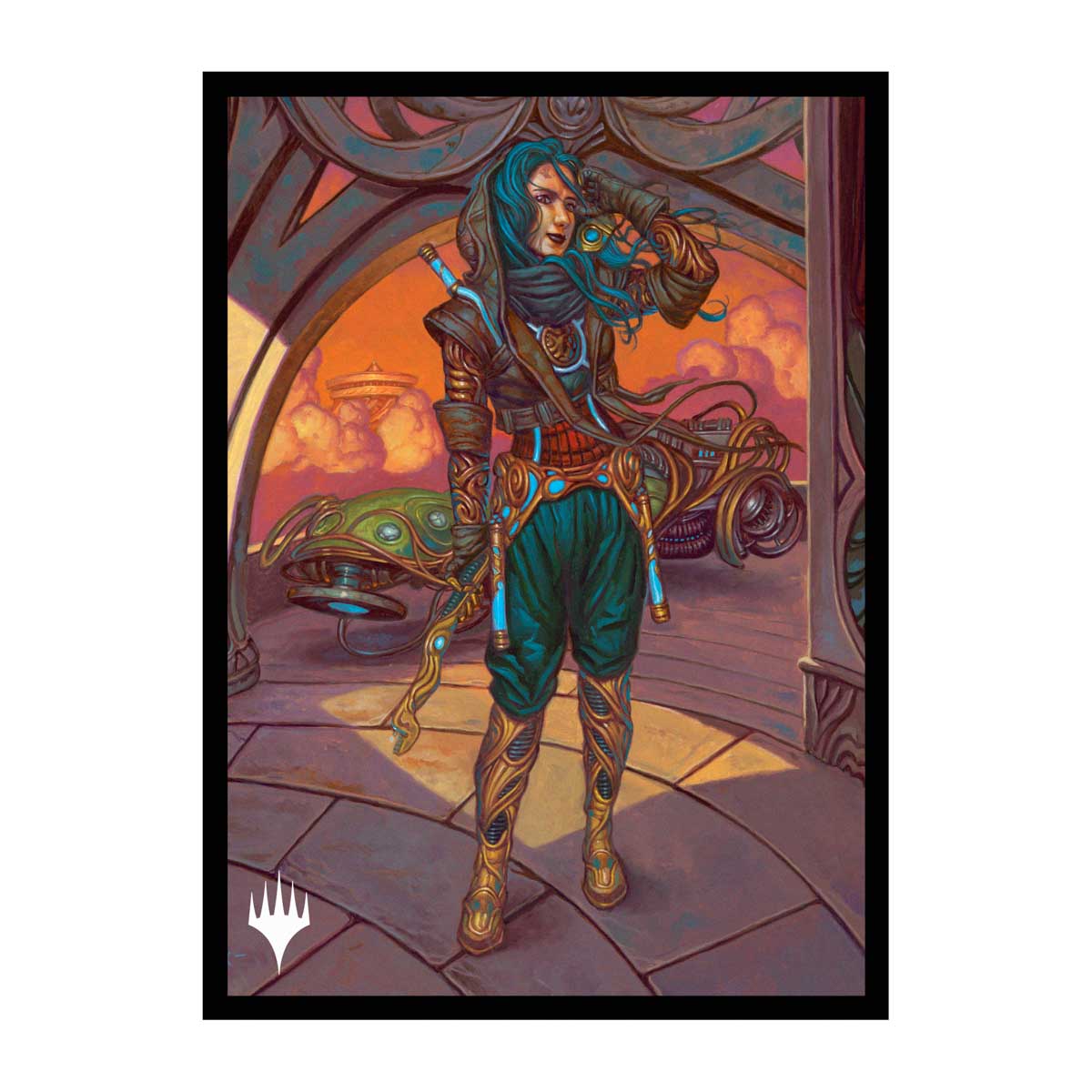 Ultra PRO: Standard 100ct Sleeves - Aetherdrift (Borderless Racer 1: Sita Varma, Masked Racer)