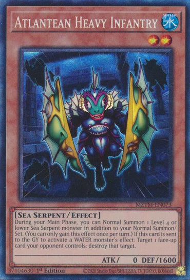 Atlantean Heavy Infantry (Collector's Rare) [MZTM-EN073] Collector's Rare