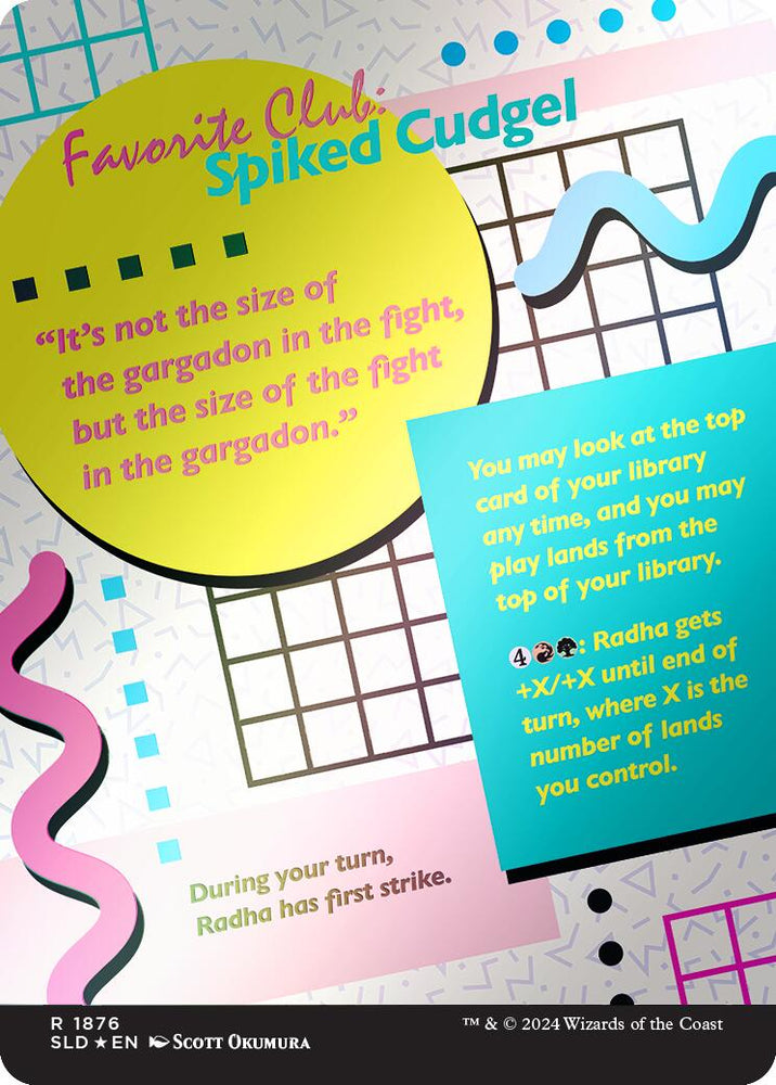 Radha, Heart of Keld (Rainbow Foil) [Secret Lair Drop Series]