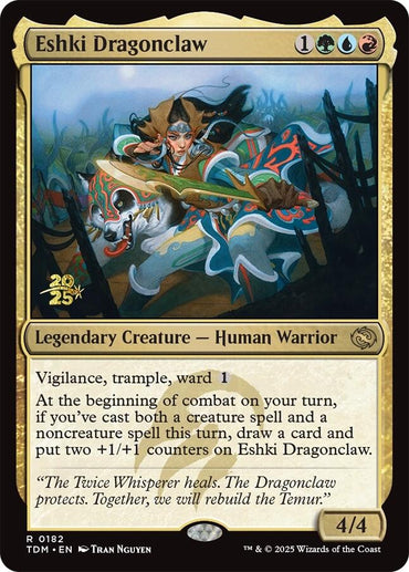 Eshki Dragonclaw [Tarkir: Dragonstorm Prerelease Cards]