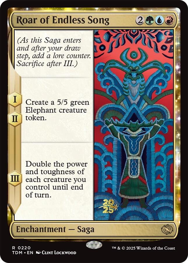 Roar of Endless Song [Tarkir: Dragonstorm Prerelease Cards]