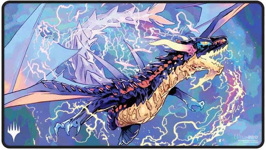 Ultra PRO: Black Stitched Playmat - Tarkir: Dragonstorm (Mardu)