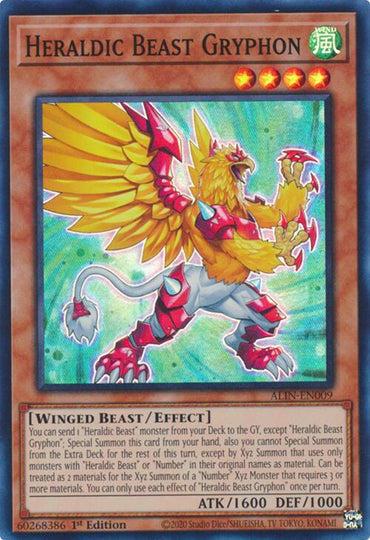 Heraldic Beast Gryphon [ALIN-EN009] Super Rare