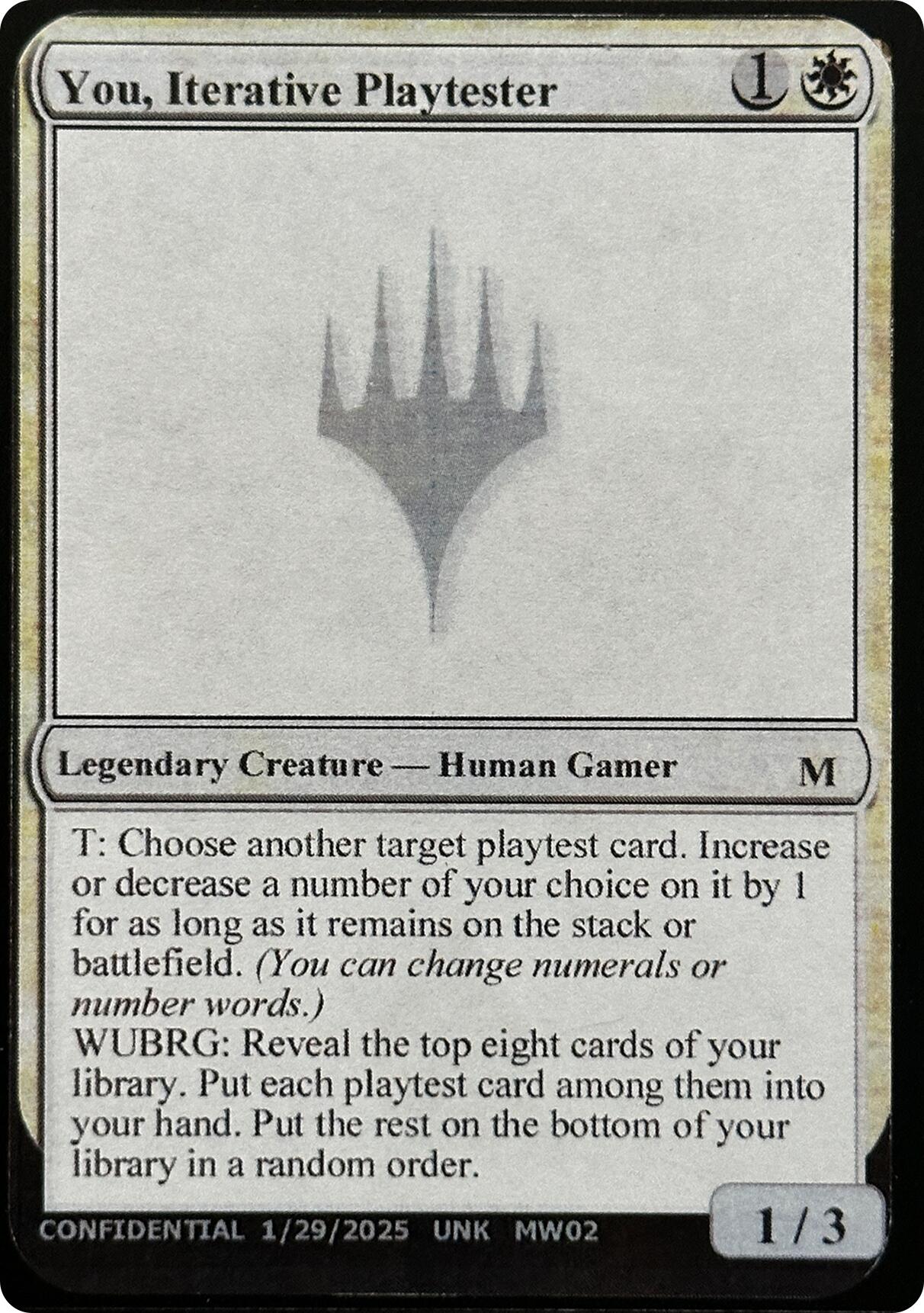 You, Iterative Playtester [Unknown Event]