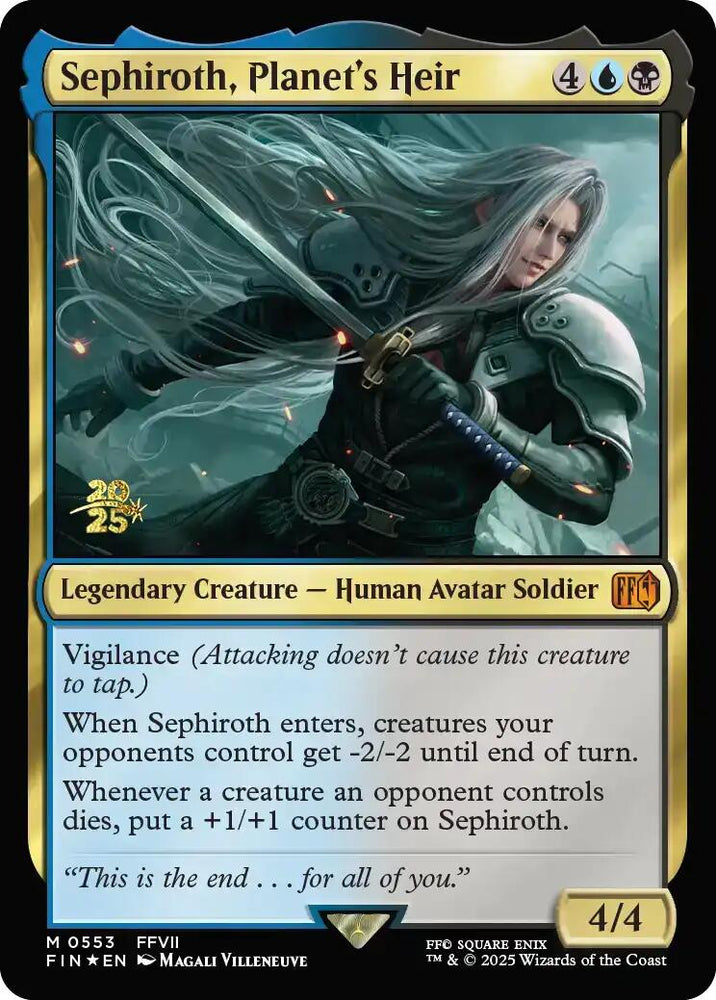 Sephiroth, Planet's Heir [FINAL FANTASY Prerelease Promo]