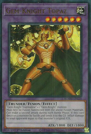 Gem-Knight Topaz [BLMM-EN138] Ultra Rare