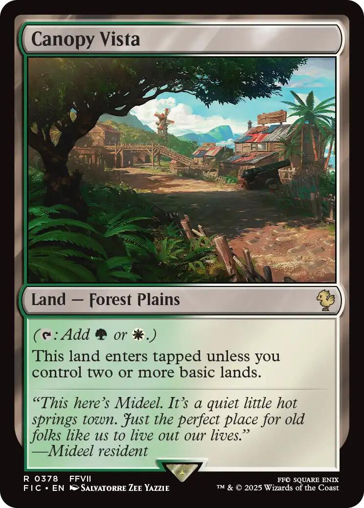 Canopy Vista (Surge Foil) [FINAL FANTASY Commander]