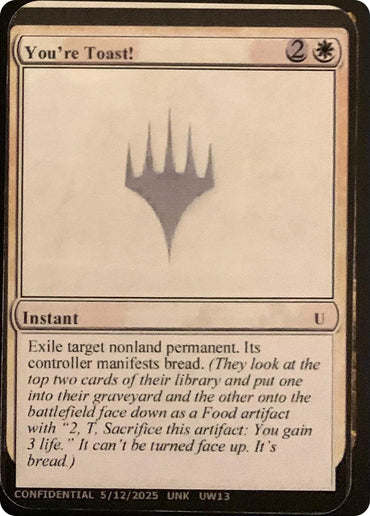 You're Toast! [Unknown Event]