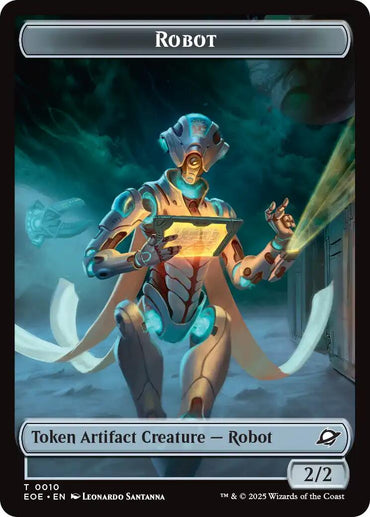 Robot // Lander (0005) Double-Sided Token [Edge of Eternities Tokens]