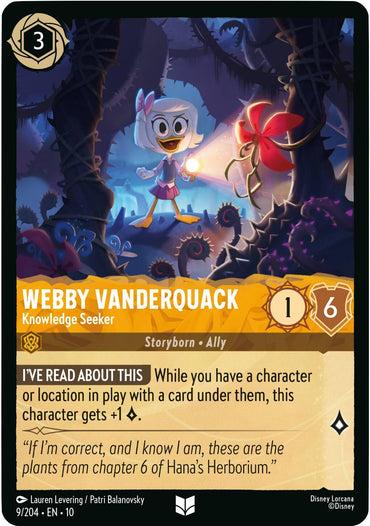 Webby Vanderquack - Knowledge Seeker (9/204) [Whispers in the Well]