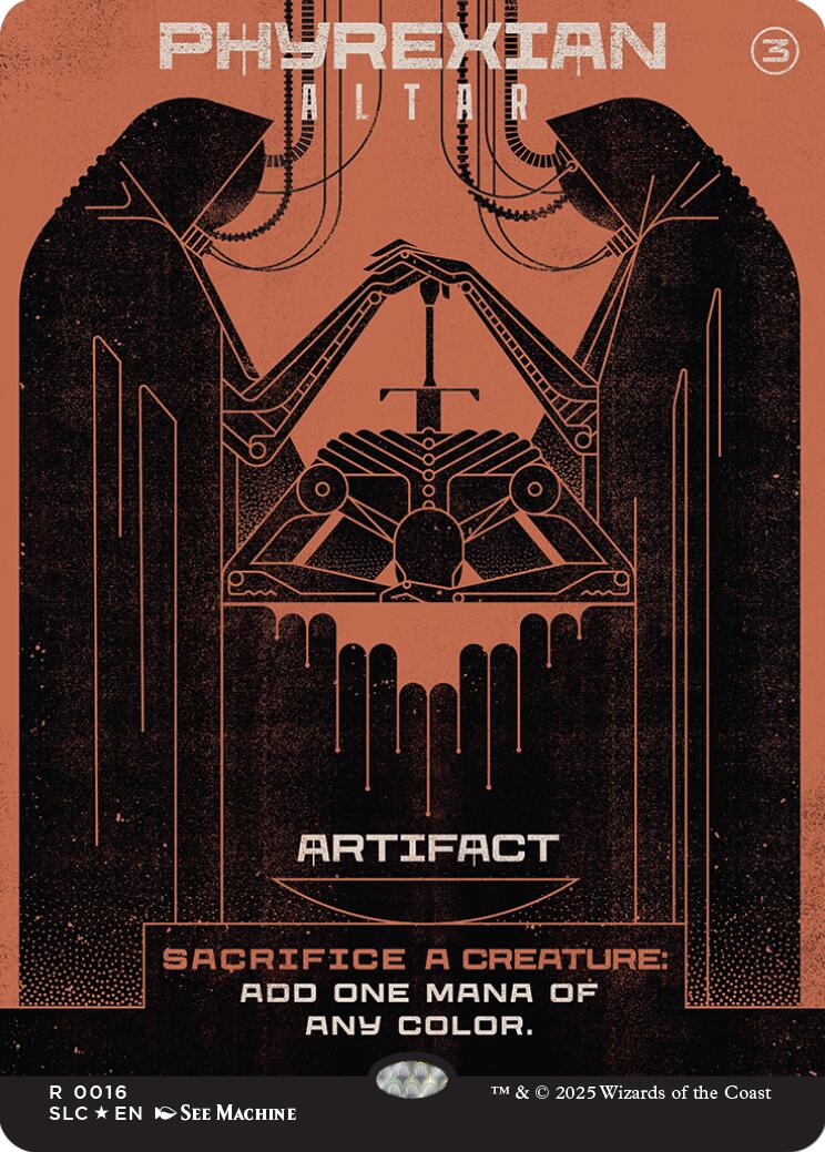 Phyrexian Altar (Halo Foil) [Secret Lair Countdown Kit]