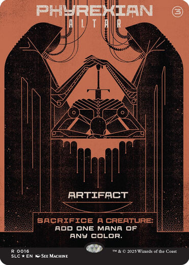 Phyrexian Altar (Halo Foil) [Secret Lair Countdown Kit]