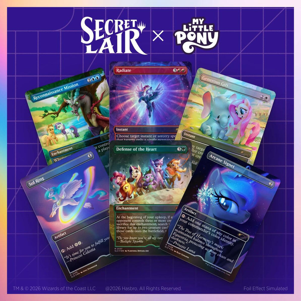 Secret Lair Drop: Secret Lair x My Little Pony: Friendship is Magic (Traditional Foil Edition)