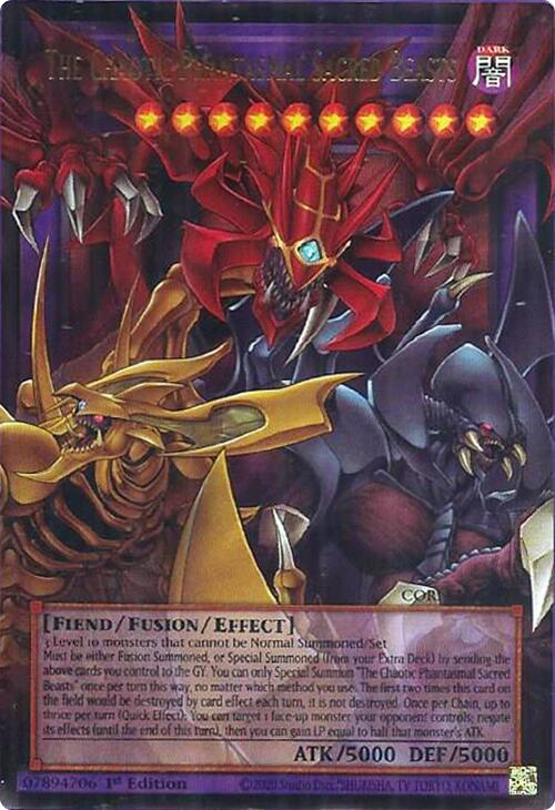 The Chaotic Phantasmal Sacred Beasts [CORI-EN029] Ultra Rare