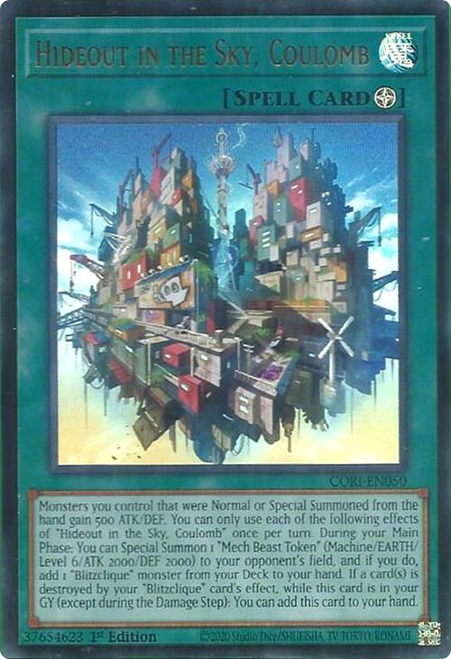 Hideout in the Sky, Coulomb [CORI-EN050] Ultra Rare