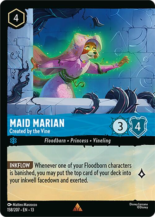 Maid Marian - Created by the Vine (Foil) (158/207) [Attack of the Vine!]