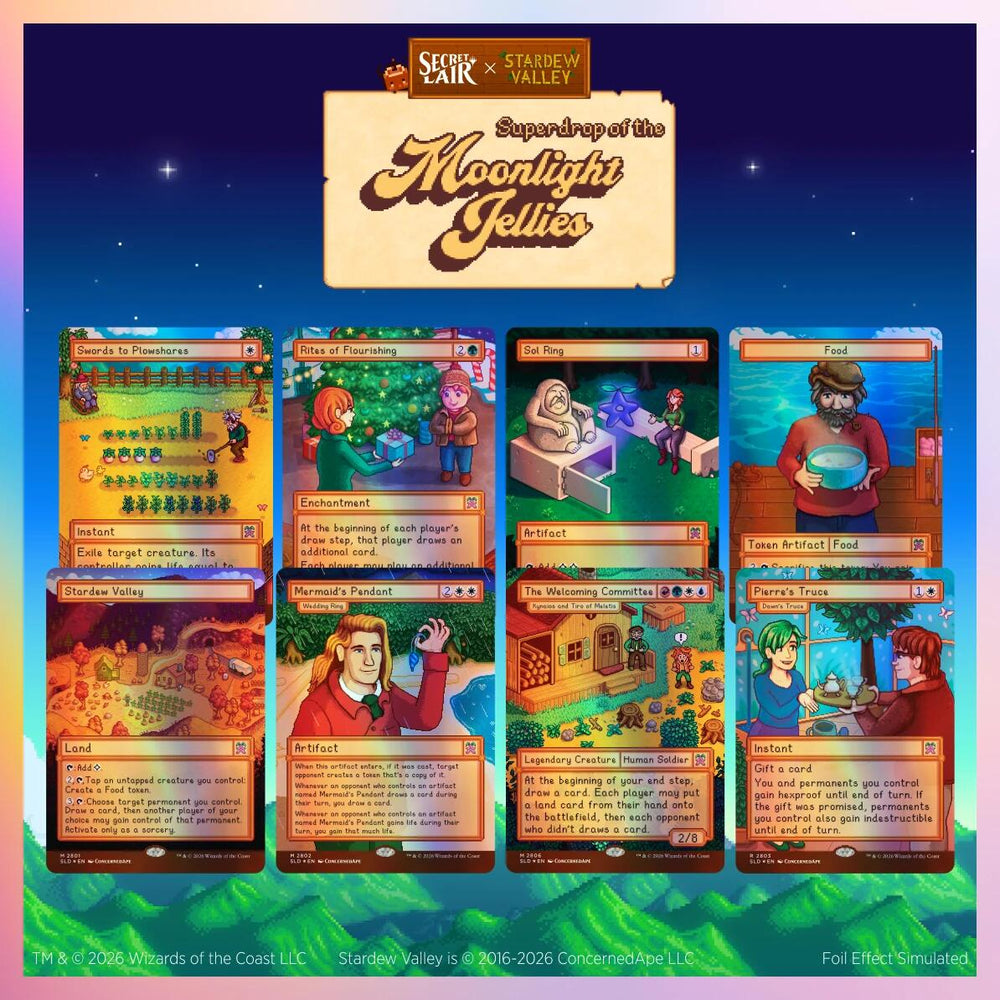 Secret Lair Drop Series: Secret Lair x Stardew Valley: Welcome to Stardew Valley  (Traditional Foil Edition)