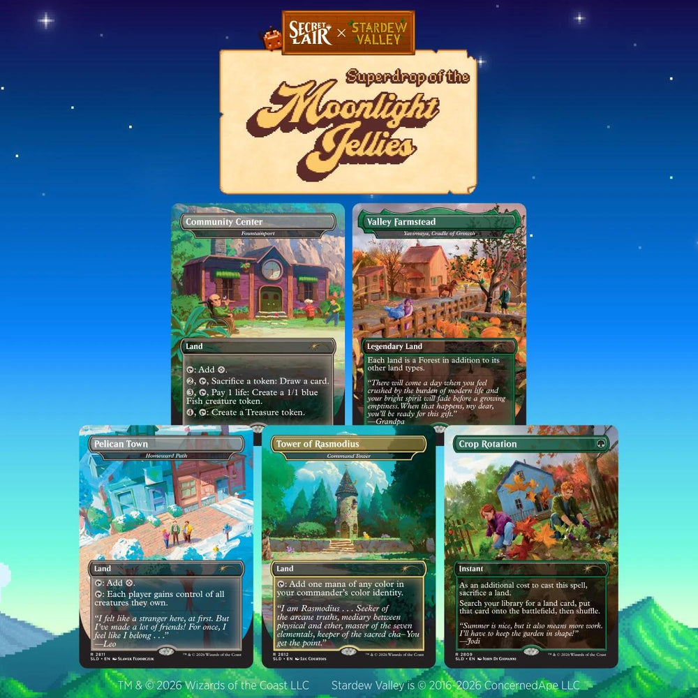 Secret Lair Drop Series: Secret Lair x Stardew Valley:  Life in Pelican Town Foil Edition) (Copy)