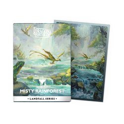 Dragon Shield: Standard 100ct Sleeves - Landfall Series - Misty Rainforest (Dual Matte)