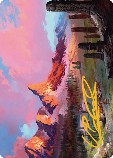 Rugged Highlands Art Card (29/54) [Tarkir: Dragonstorm Art Series]
