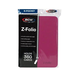 BCW-Z-Folio 9-Pocket Album - Pink