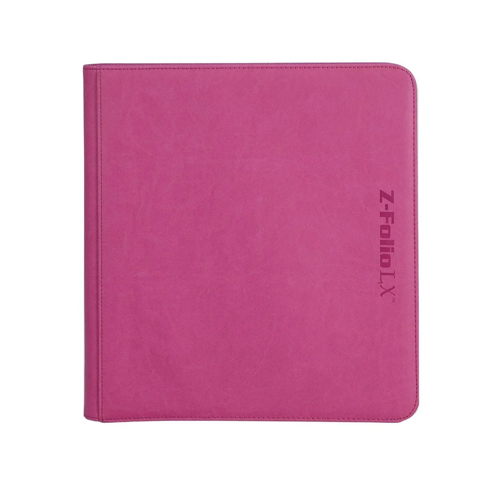 BCW-Z-Folio 12-Pocket LX Album-Pink
