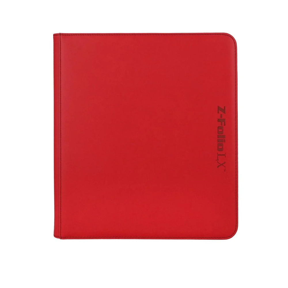 BCW-Z-Folio 12-Pocket LX Album-Red