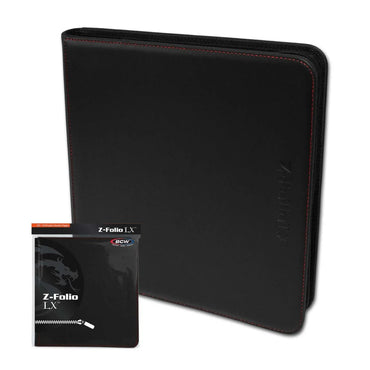 BCW-Z-Folio 12-Pocket LX Album - Black