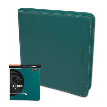 BCW-Z-Folio 12-Pocket LX Album-Teal