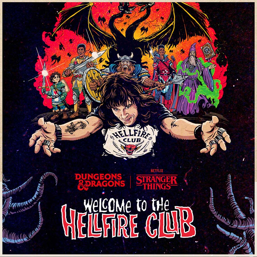DUNGEONS AND DRAGONS: STRANGER THINGS: WELCOME TO THE HELLFIRE CLUB STARTER SET