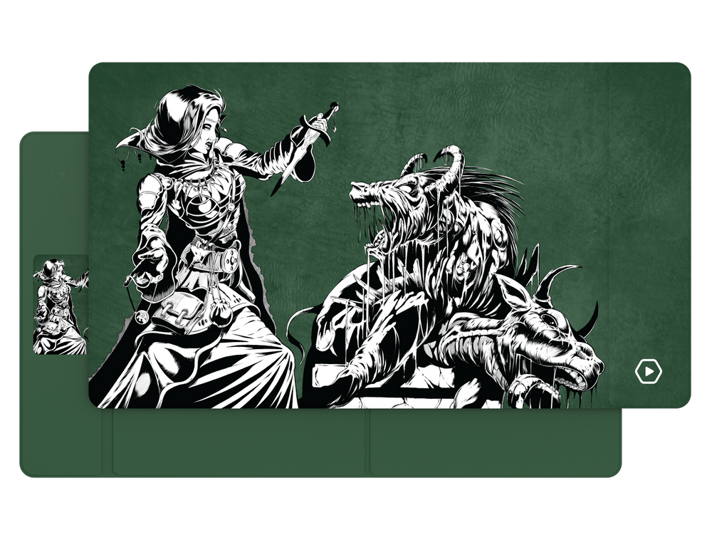 ETB PLAYMAT ART MASTERS - BEAST WITHIN BY PHIL STONE