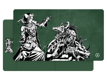 ETB PLAYMAT ART MASTERS - BEAST WITHIN BY PHIL STONE