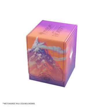 Official Asmodee/Gamegenic image: Gamegenic: Magic: The Gathering - The Hobbit - Squire 80+ XL Convertible - Gollum, Riddle Master / The Lonely Mountain front view