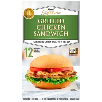 Pierre Signatures Grilled Chicken Sandwich, 4 oz