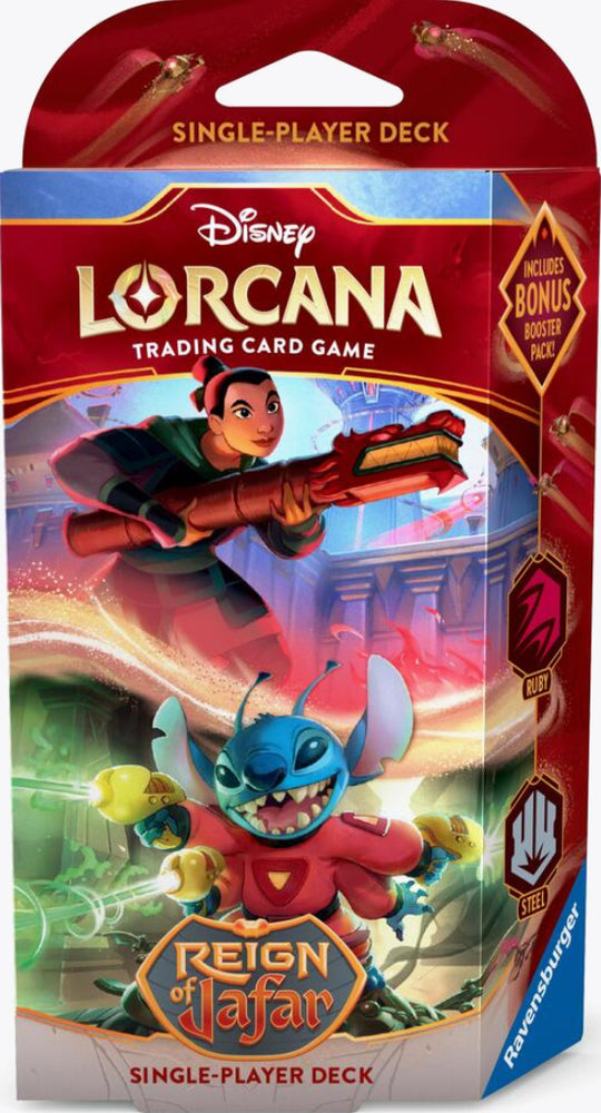 Disney Lorcana: Reign of Jafar Starter Deck (Ruby & Steel)