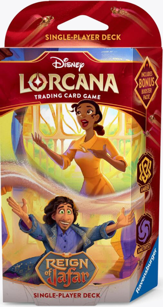 Disney Lorcana: Reign of Jafar Starter Deck (Amber & Amethyst) - Reign of Jafar