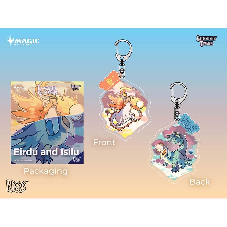 GATHERERS' TAVERN: LORWYN ECLIPSED KEYCHAIN EIRDU AND ISILU