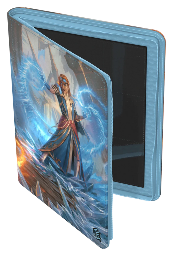 Ultimate Guard Chandra Zipfolio 360 — official open view with integrated card-pocket pages