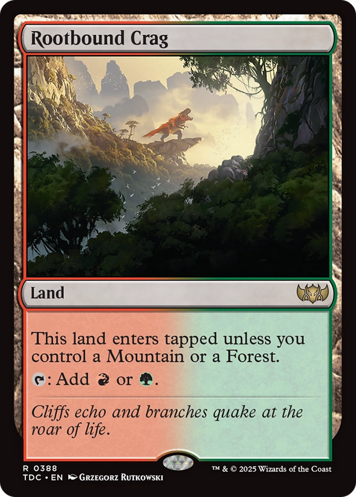 Rootbound Crag [Tarkir: Dragonstorm Commander]