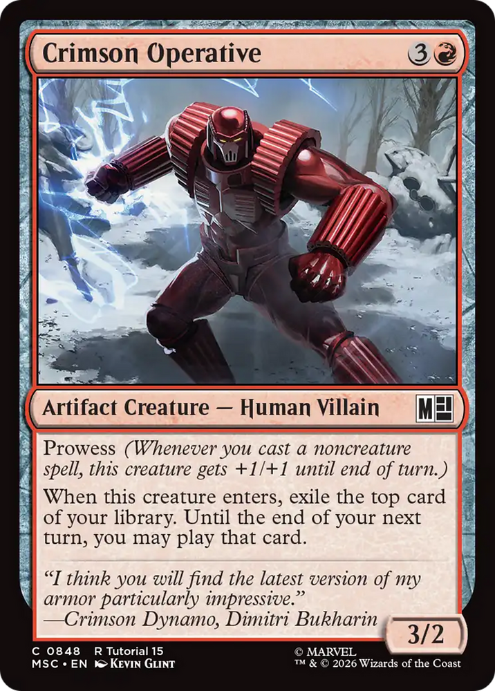 Crimson Operative [Marvel Super Heroes Commander]