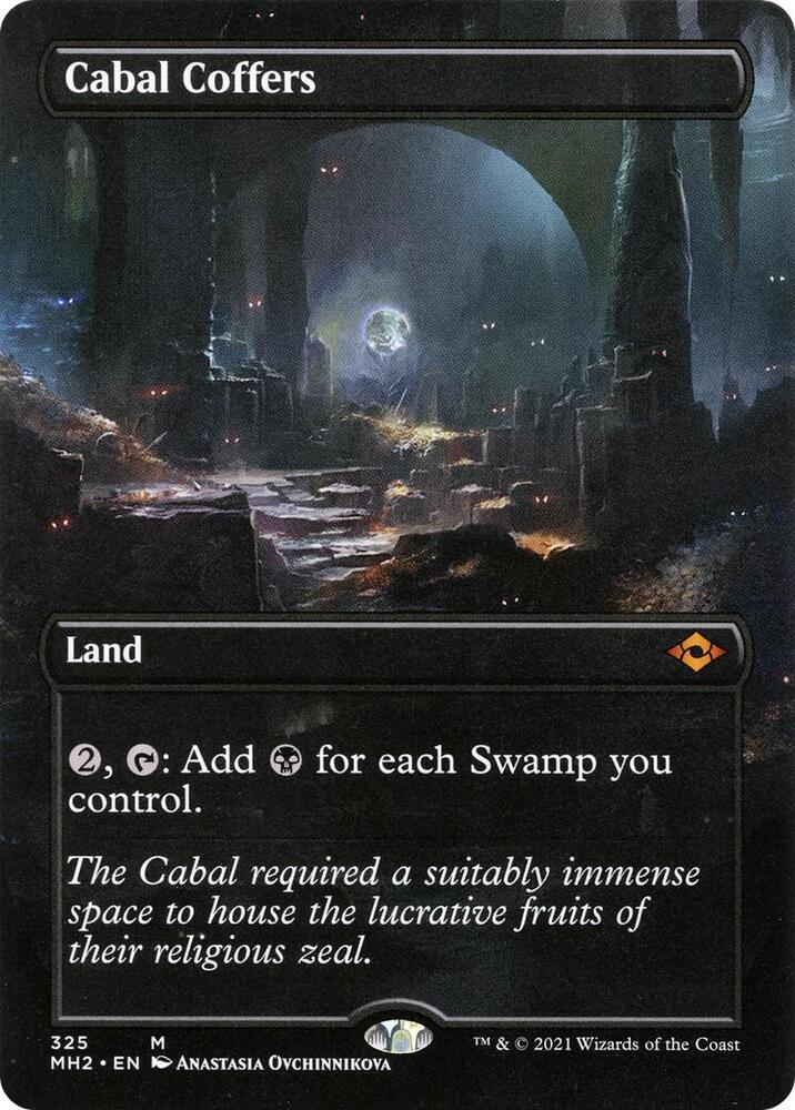Cabal Coffers (Borderless Alternate Art) [Modern Horizons 2]